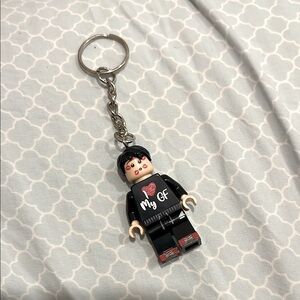 Black and Red Keychain Lego